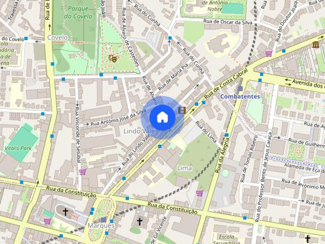 Alugo quartos individuais junto ao Polo Universitario