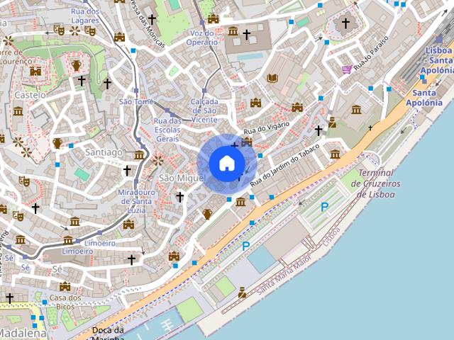 Alugue um apartamento grande de longo prazo em Lisboa