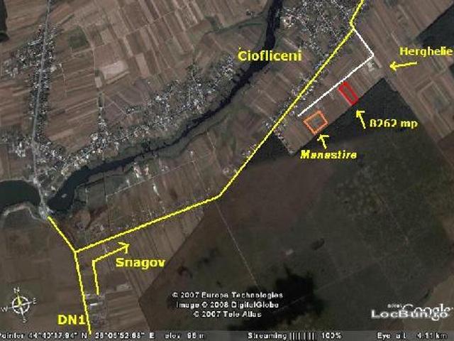 Am un teren la vanzare in zona Snagov
