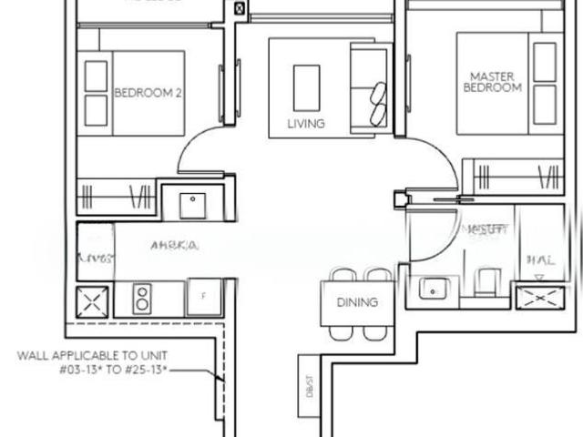 Amo Residence D20, Apartment