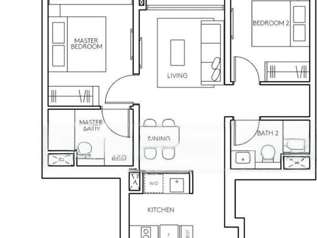 Amo Residence D20, Apartment