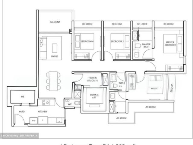 Amo Residence D20, Apartment