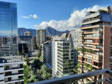 Amoblado piso alto gran vista amplio alcántara el golf