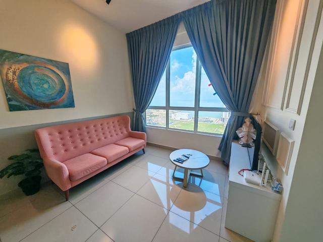 Amber Cove Melaka City 2 room high floor seaview for sale