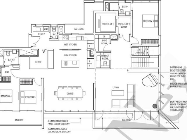 Amber Park Condominium For Sale, $11,888,888, 6 Bed 6 Bath 4,392 sqft $2,707.00 psf