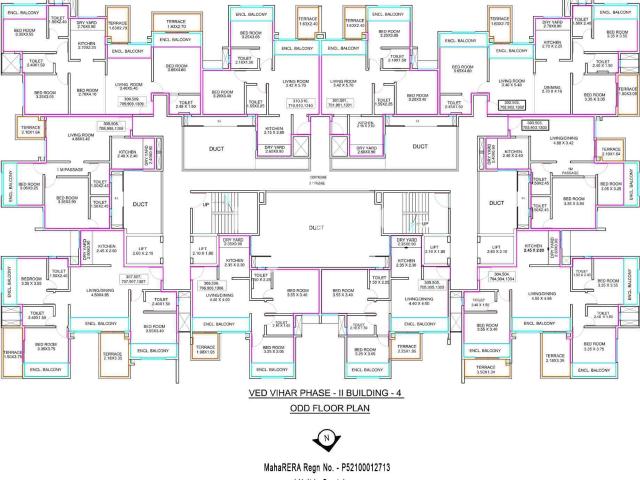 Amit Ved Vihar Phase 2 3 Bedroom 1450 Sq. Ft. Apartment in Kothrud Pune Listing ID #8952