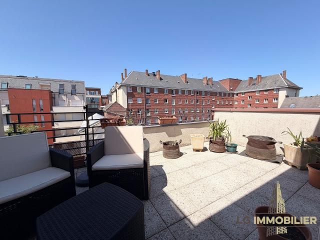 Amiens HENRIVILLE TYPE 3 AVEC TERRASSE ET PARKING