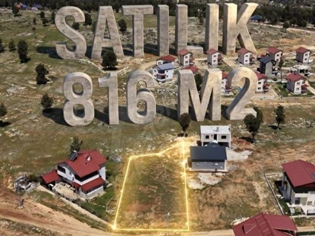 ÇAMLIYAYLA ZEVZEK TEPESİ 816m VİLLA İMARLI ARSA