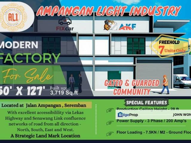 Ampangan Senawang New Launch Light Industrial