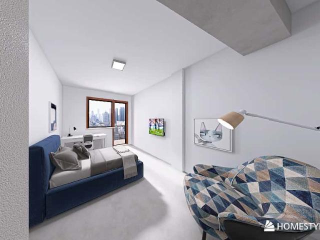 Ampia stanza con balcone e area relax