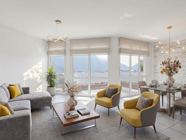 AMPIO 4.5 VISTA LAGO CON TERRAZZA IN ZONA CENTRALE A LUGANO