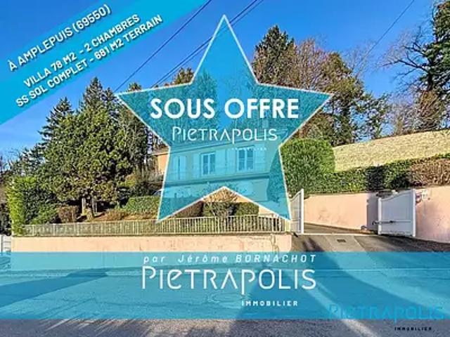 Amplepuis 69550 Achat / Vente maison 4 pièces t4