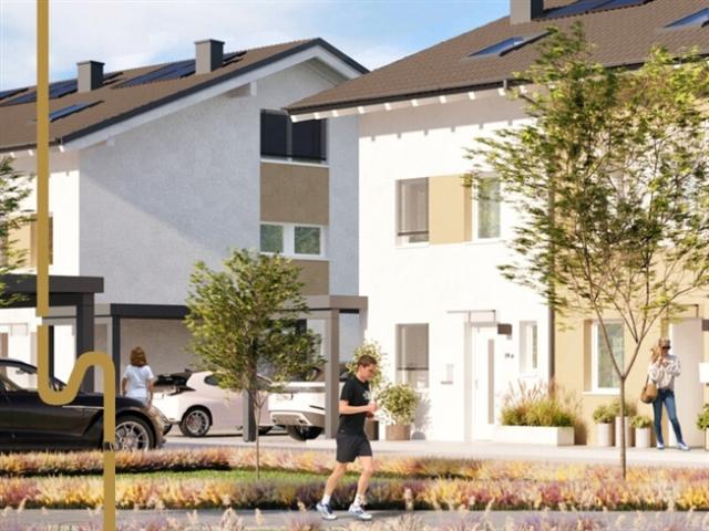 AN DER SONNE Neubau Eckreihenhaus mit Carport & Garten