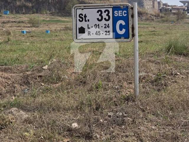 An Excellent 1 Kanal Residential Plot Is Available For Sale In DHA Phase 5 Islamabad, Sector C, Street 33. The Plot Is Located Second To Corner Which Makes It A Prime Location For Both Building A Luxury House And Long Term Investment. The Street Is Well Developed And Surrounded By Beautiful Houses