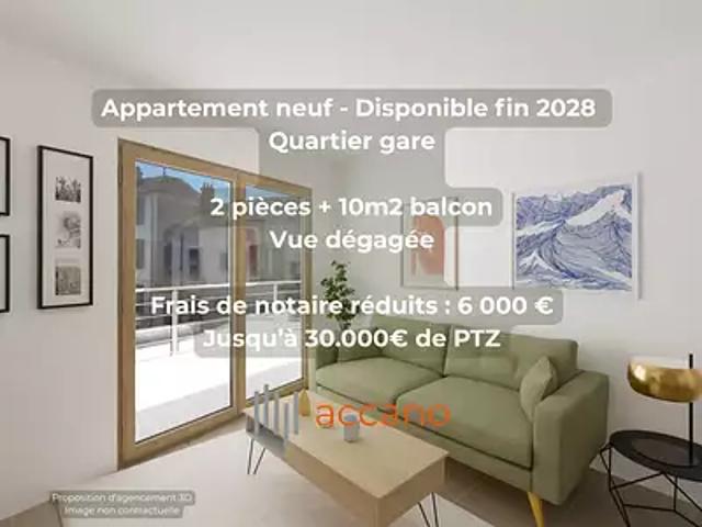 Annecy 74000 Achat / Vente appartement 2 pièces t2