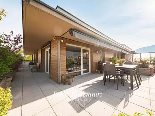 Annecy 74000 Achat / Vente appartement 4 pièces t4 au dernier étage terrasse