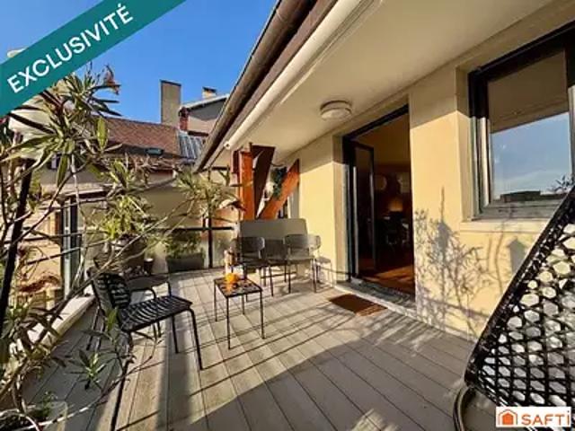 Annecy 74000 Achat / Vente appartement 4 pièces t4 terrasse