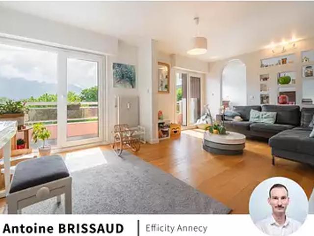 Annecy 74000 Achat / Vente appartement 4 pièces t4 terrasse cave