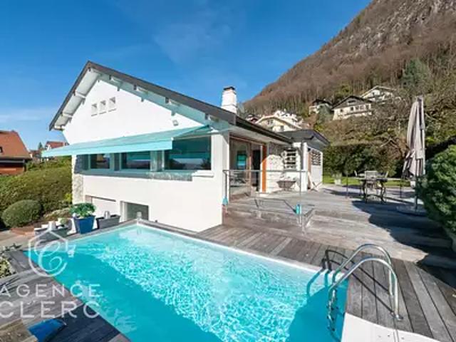 Annecy 74000 Achat / Vente maison 6 pièces t6 piscine
