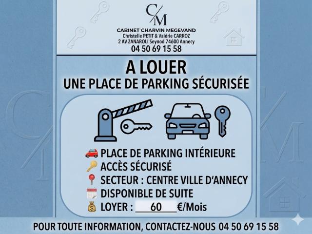 Annecy Location Parking / Garage 74