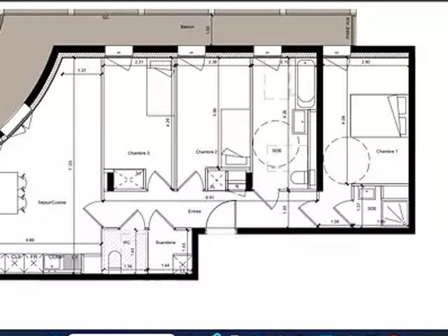Annemasse 74100 Achat / Vente appartement 4 pièces t4