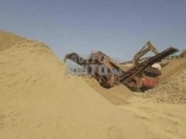 Annonce de vente d'une carrière de sable