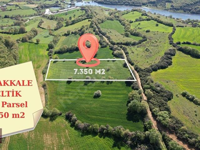 ÇANAKKALE BİGA ÇELTİK MÜSTAKİL TAPU TARLA 7.350 M2