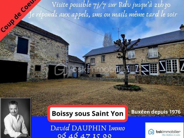 Ancien corps de ferme de caractère de 139 m² sur terrain clos et arboré de 1540 m²