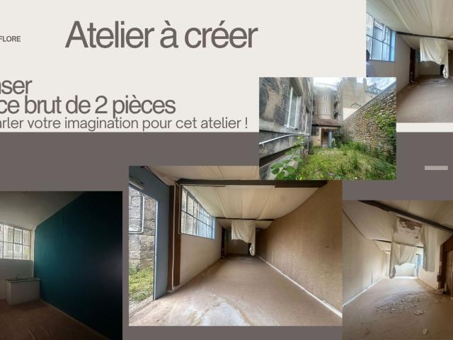 Ancien atelier à réinventer ? Surface brute au calme, en plein coeur de la rue des Granges à Besançon