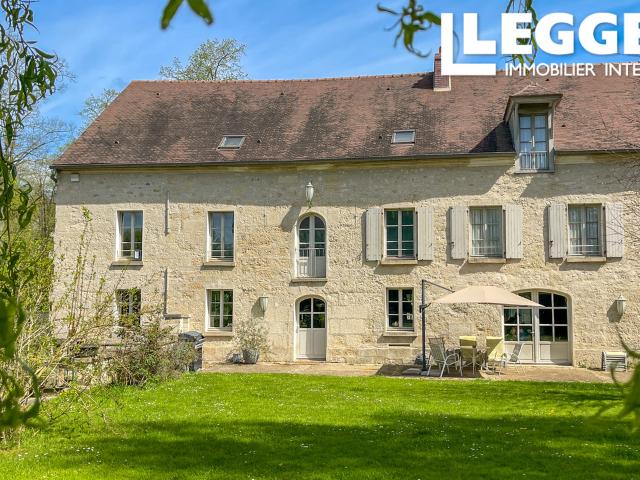 Ancien moulin 18ème siècle, 10 pièces, potentiel énergétique autonome à 95690 Labbeville près L'Isle Adam