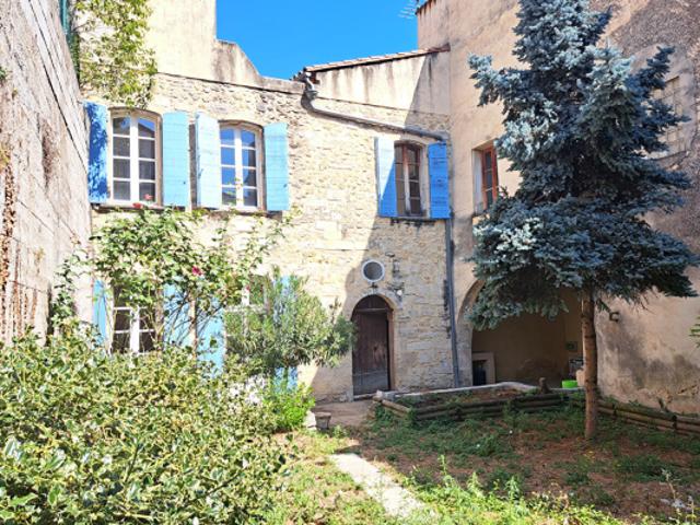 Ancienne demeure bourgeoise au coeur de Malaucène avec jardin clos
