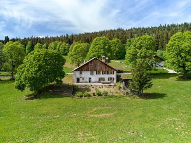 Ancienne ferme à rénover au coeur de la verdure