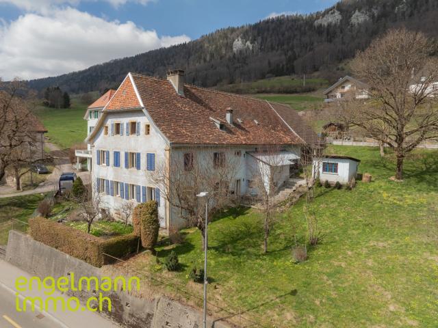 Ancienne ferme de 2 appartements et nombreux espaces annexes / Ehemaliges Bauernhaus mit 2 Wohnungen und diverse Nebenräume
