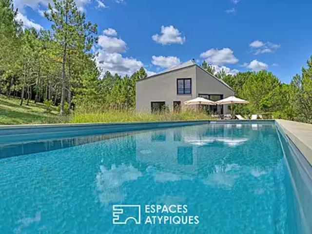 Anduze 30140 Achat / Vente maison 7 pièces t7 au dernier étage piscine
