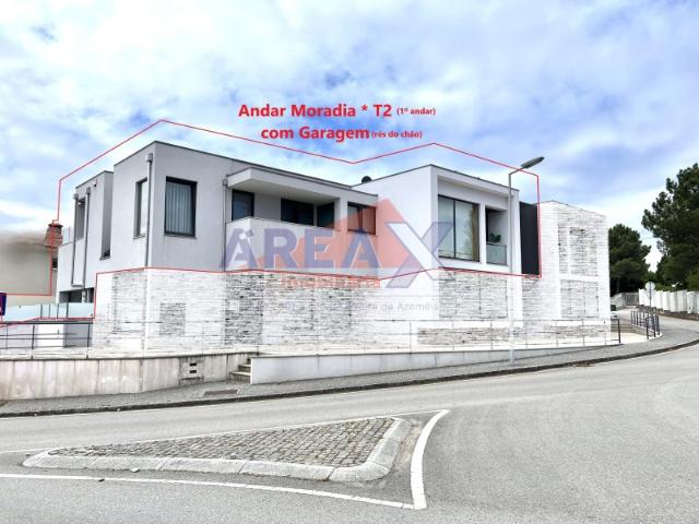 Andar Moradia T2 Moderno | Terraço | Garagem Fechada | Escariz