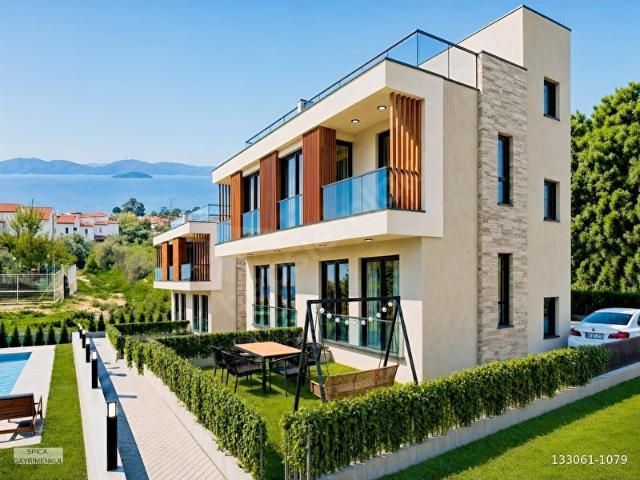 Çandarlı Luna Projesi Temelden Denize Konumlu Satılık 4+1