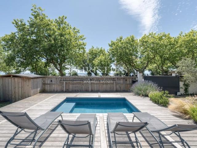 ANDERNOS, 1ère ligne avec piscine et 5 chambres