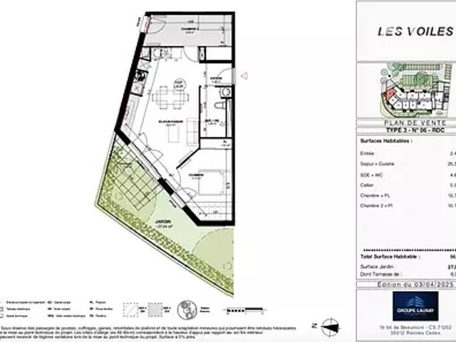 Andernos les Bains 33510 Achat / Vente appartement 3 pièces t3