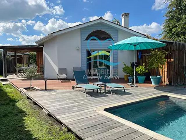 Andernos les Bains 33510 Achat / Vente maison 4 pièces t4 au dernier étage piscine