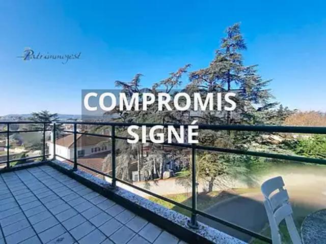 Andrézieux Bouthéon 42160 Achat / Vente appartement 3 pièces t3 au dernier étage parking