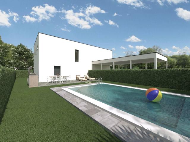 Angebaute Villa mit Garten / Los C