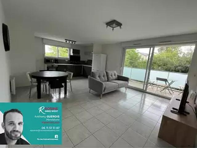 Angers 49100 Location appartement 3 pièces t3 terrasse