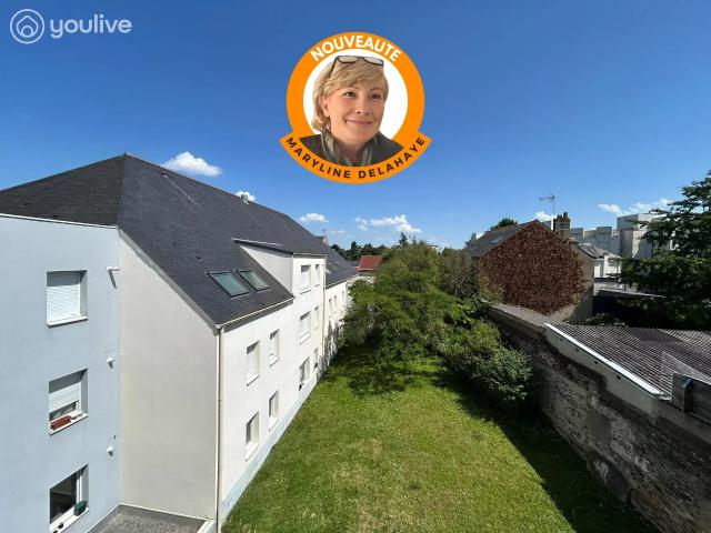 Angers Appartement T3 lumineux sur jardin