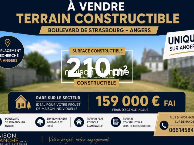 Angers Vente Terrain 49