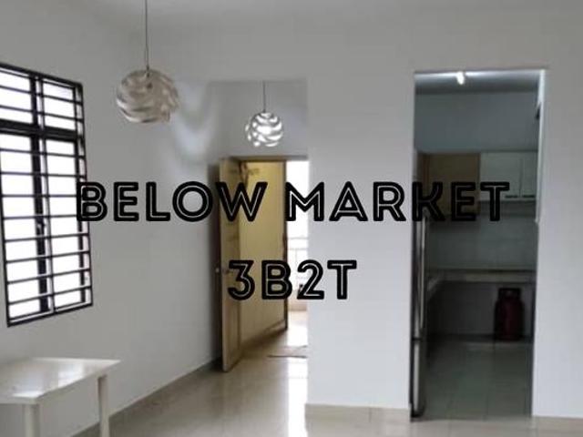 Anggerik Residensi Kajang 3R2B 1008sf Full Loan Below Market