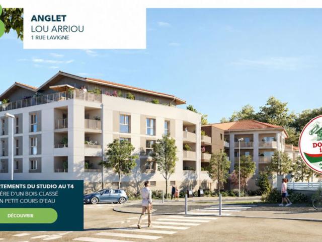 Anglet à vendre joli T1 neuf avec balcon