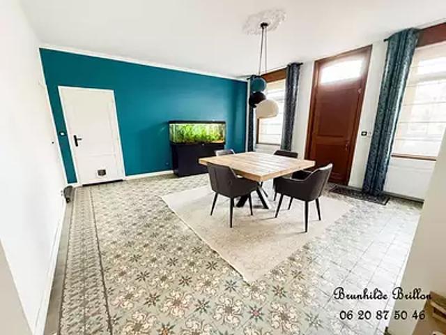 Angres 62143 Achat / Vente maison 6 pièces t6 jardin cave