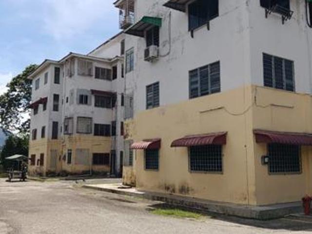 anjung tawas damai ipoh tasek freehold flat ground floor for sales