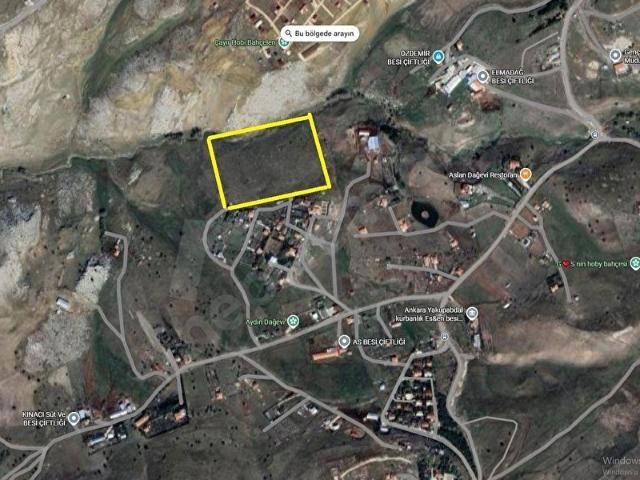 Ankara Çankaya Yakubabdal yatırıma uygun arazi