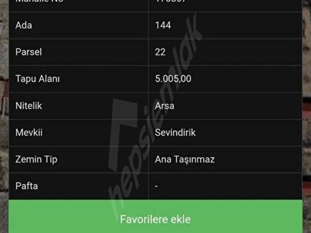 ANKARA AYAŞ TEKKEİMAR SATILIK 500M2 HİSSE